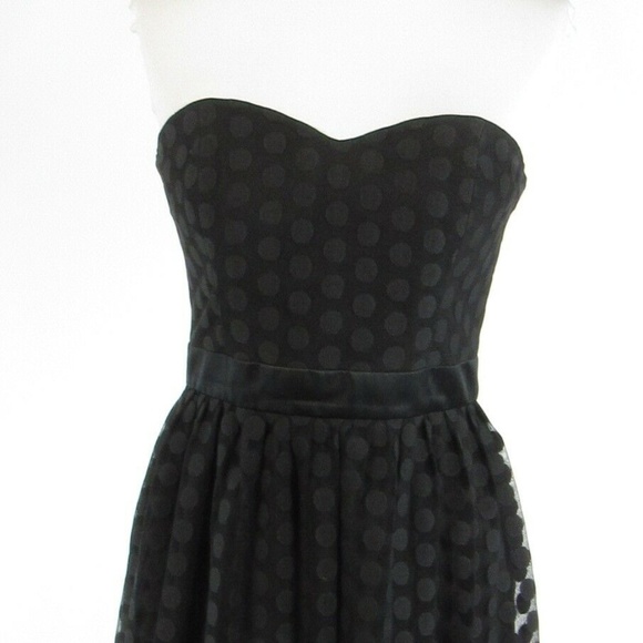 Black WHITE HOUSE BLACK MARKET corset dress 4 - Picture 2 of 8